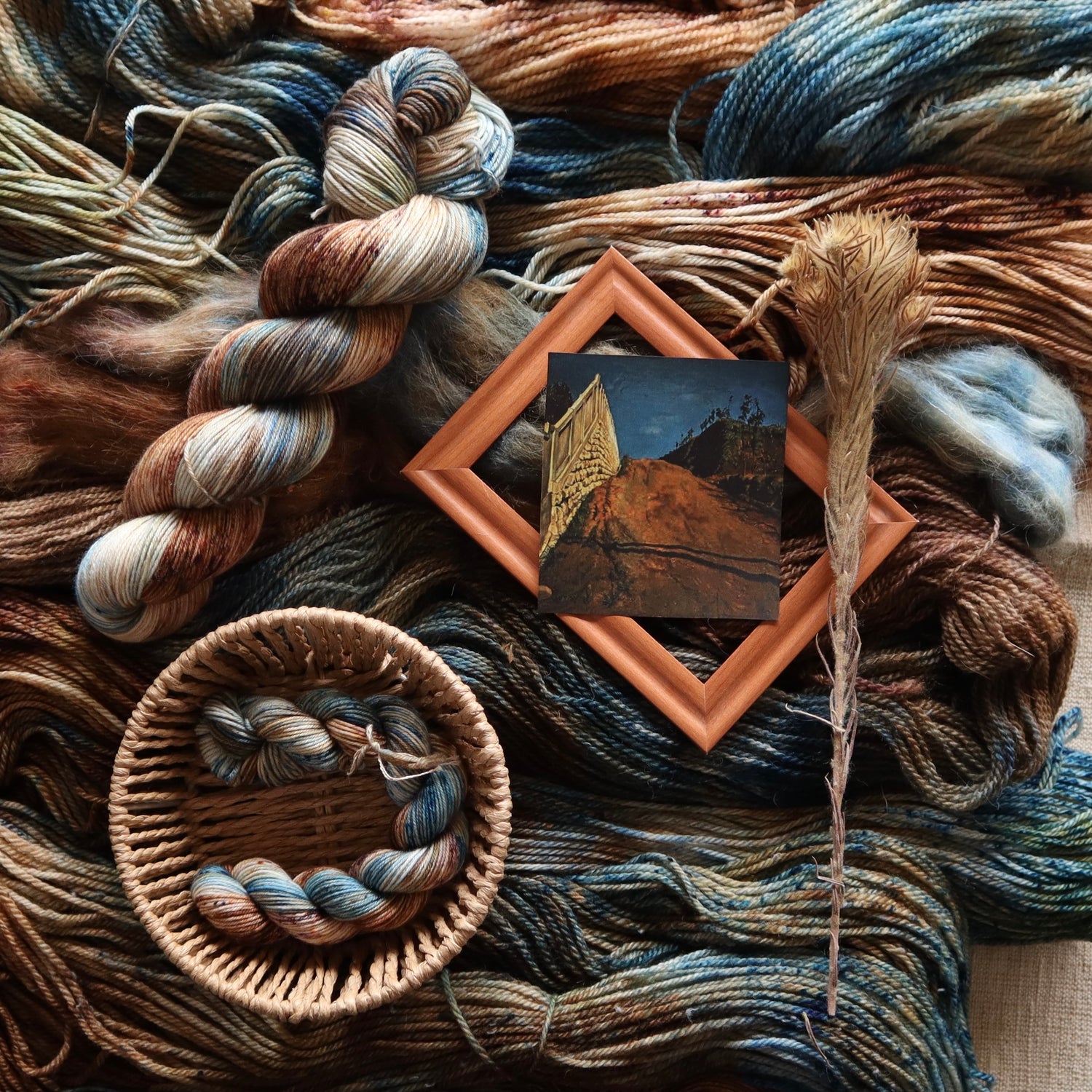 READY-TO-SHIP - Road Cut Through A Hill