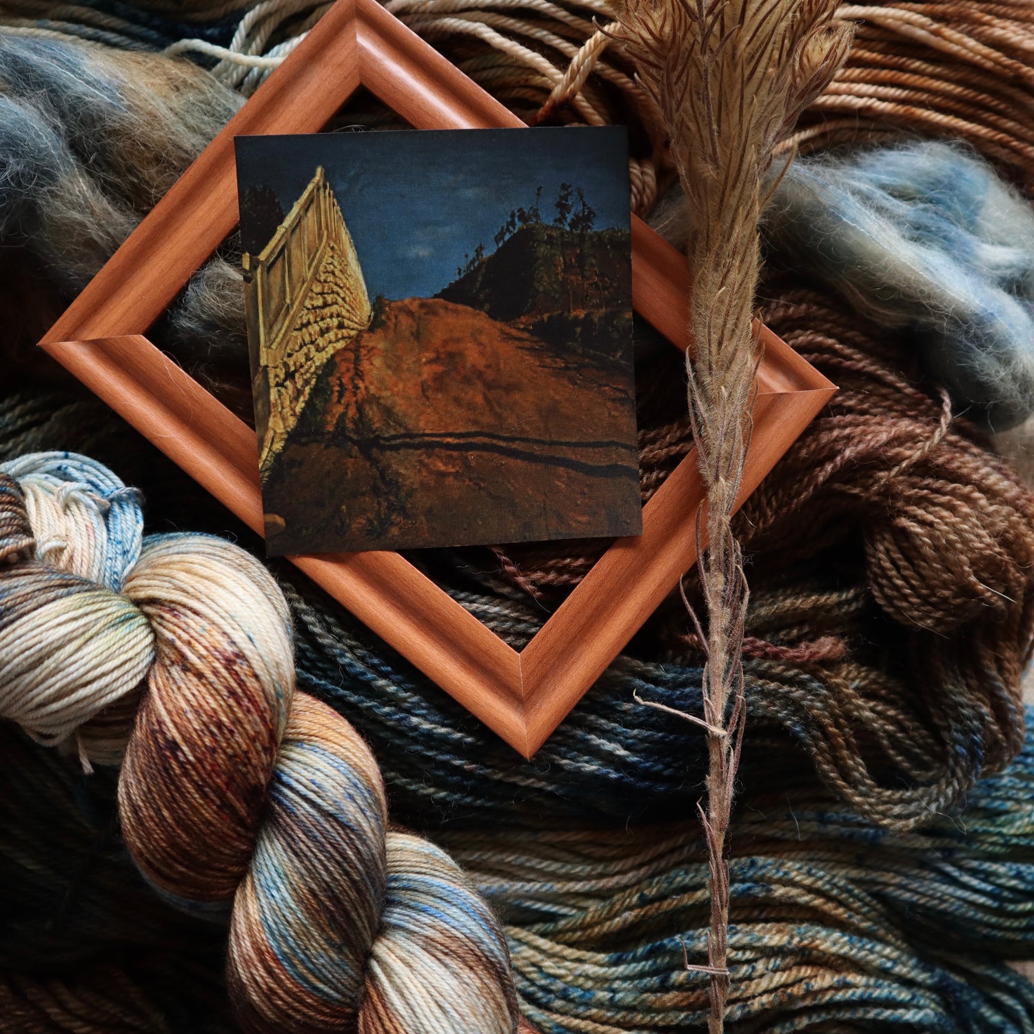 READY-TO-SHIP - Road Cut Through A Hill